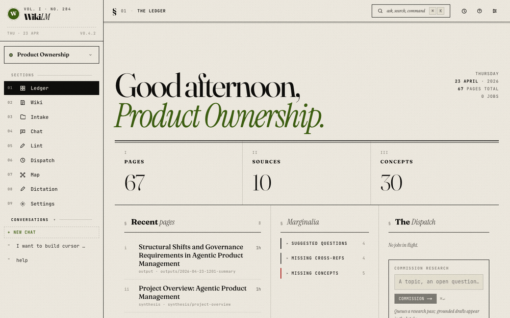 WikiLM: A twist on the gist