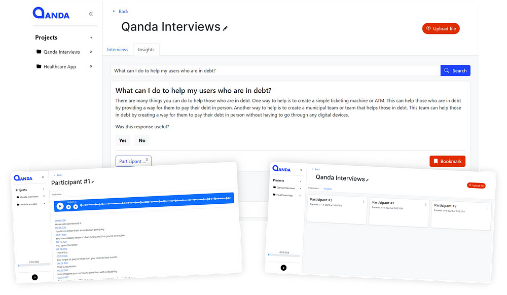 Qanda offers a quick way to find insights from research