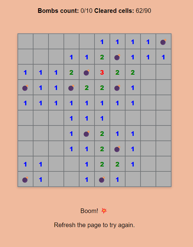 Mine Sweeper