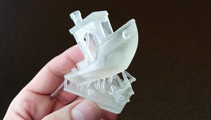 Trimming of supports in a resin printed model (Image Courtesy: The 3D model by Creative Tools Licensed under CC by 2.0)
