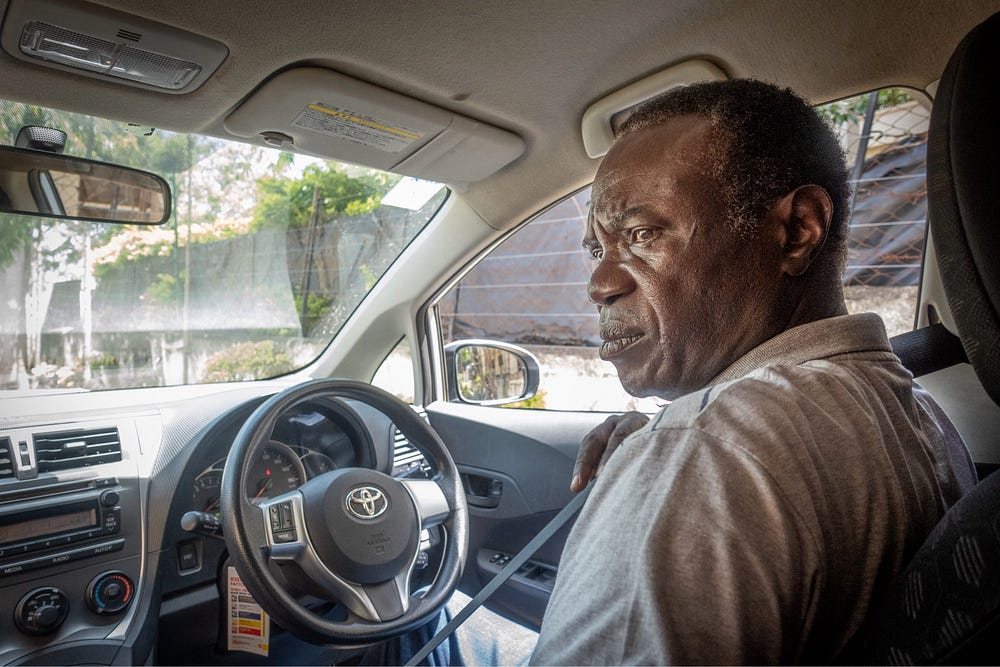 John, Our driver. He speaks wonderful English. Has an opinion about everything and will tell you what it is, you can be sure of that.