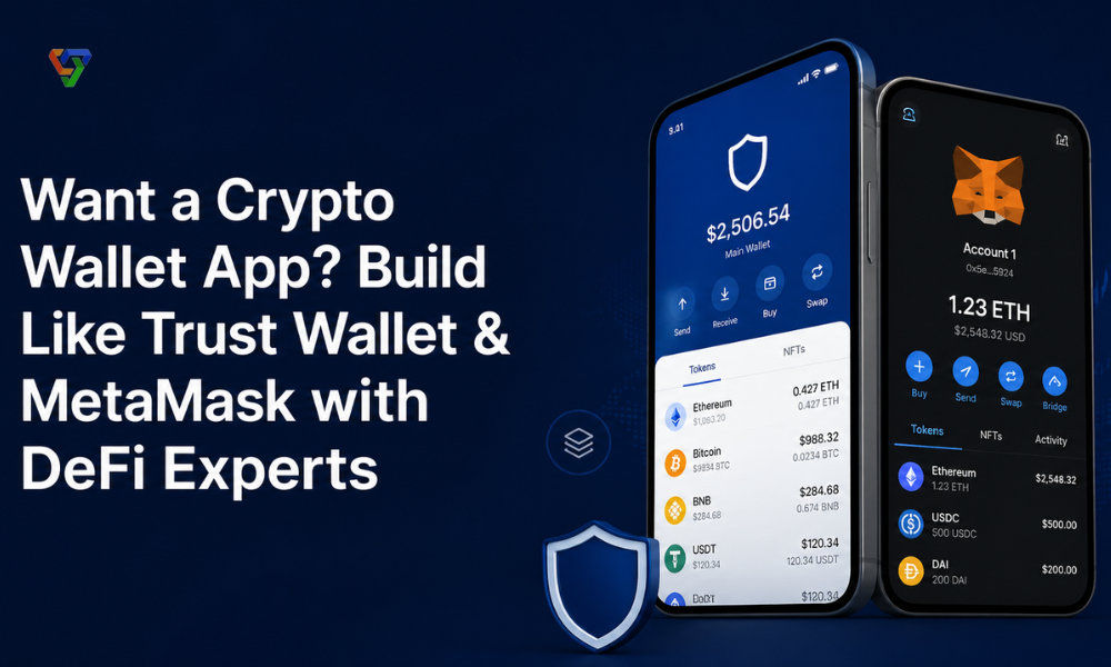 Want a Crypto Wallet App? Build Like Trust Wallet & MetaMask with DeFi Experts