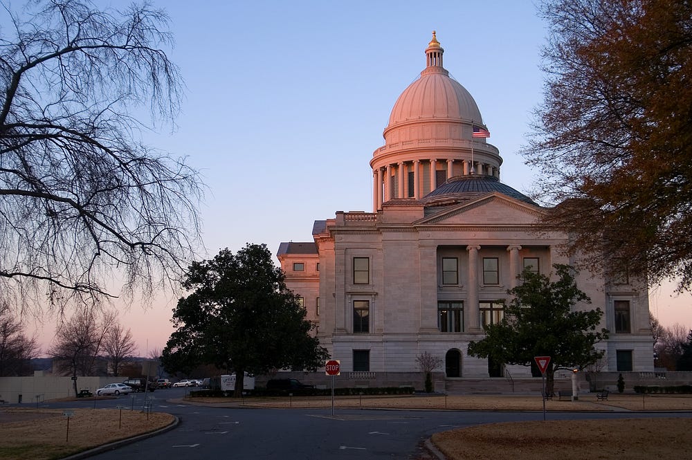 The Arkansas State Capitol in Little Rock. (Photo: Stuart Seeger ... The Arkansas State Capitol in Little Rock. (Photo: Stuart Seeger ...