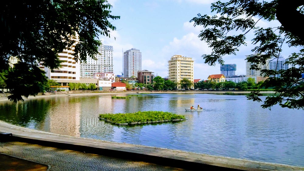 lake airbnb vietnam trip the lake near our airbnb