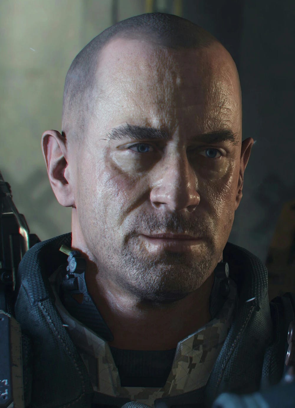 A picture of Christopher Meloni as the Black Ops 3 character John Taylor