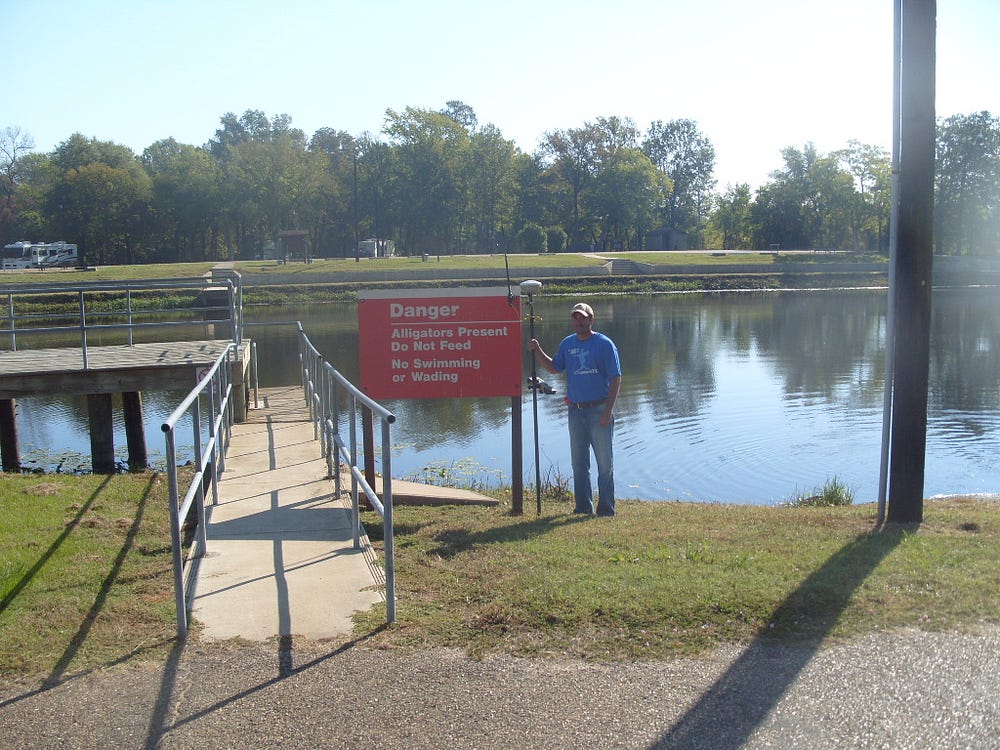 Surveying in an Inhospitable Environment Grassy Lake, Arkansas