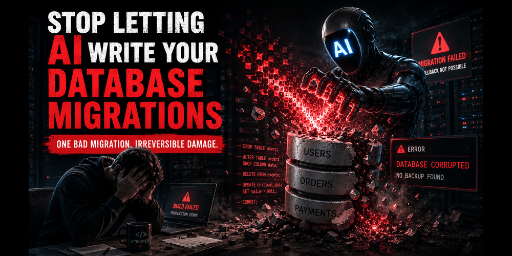 Stop Letting AI Write Your Database Migrations