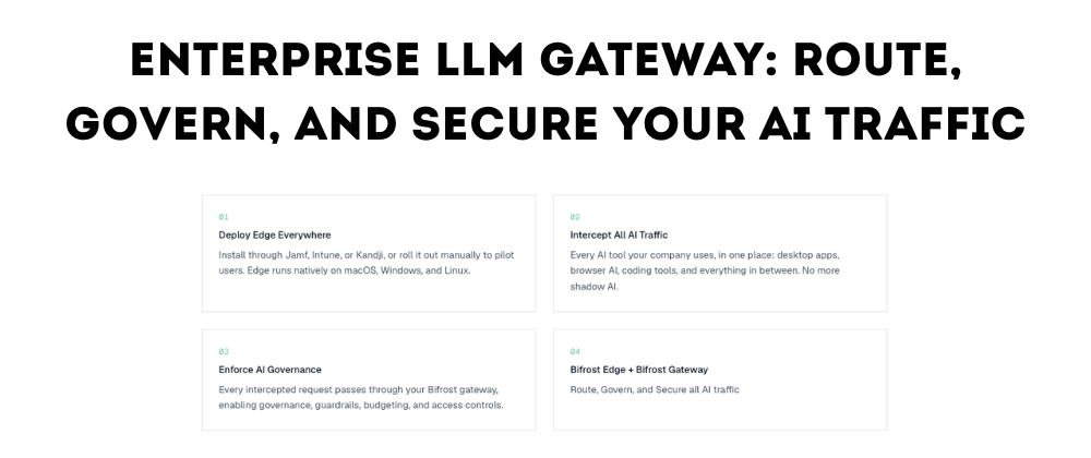 Enterprise LLM Gateway: Route, govern, and secure your AI traffic