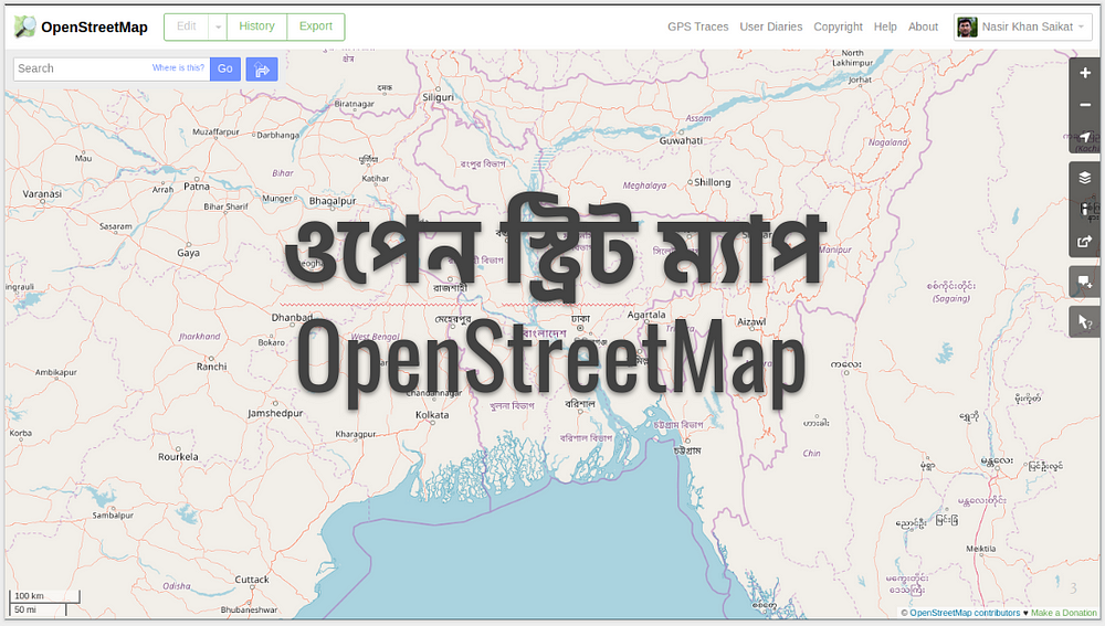ওপেন স্ট্রিট ম্যাপ (OpenStreetMap)