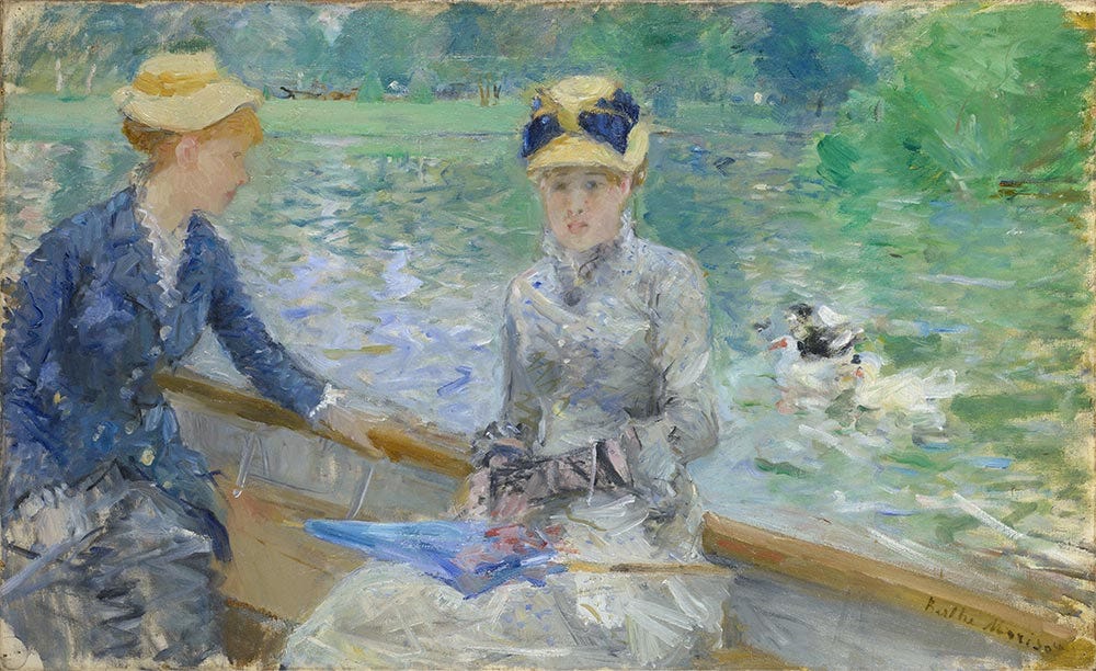 Summer’s Day, c.1879 by Berthe Morisot