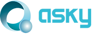 Quantum Cryptography Company Logo "asky"