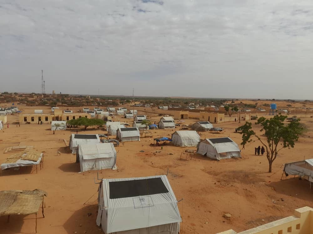 Une vue du camp de déplacées de Ménaka. Photo : PAM/ Mahamadou Abdourahmane