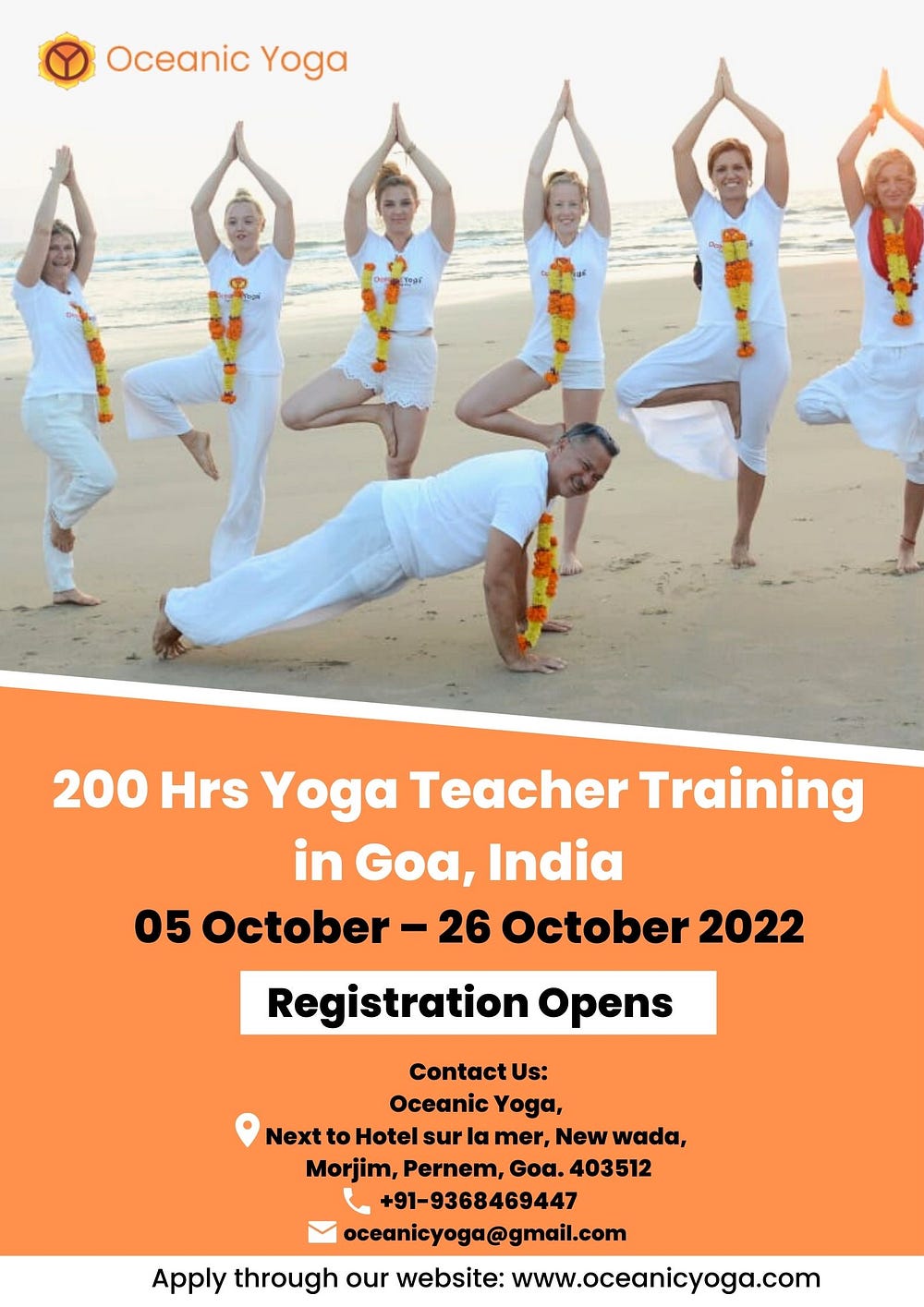 200-hour yoga teacher training program in India