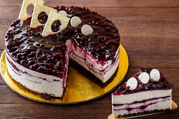 Blue berry cold cheese cake