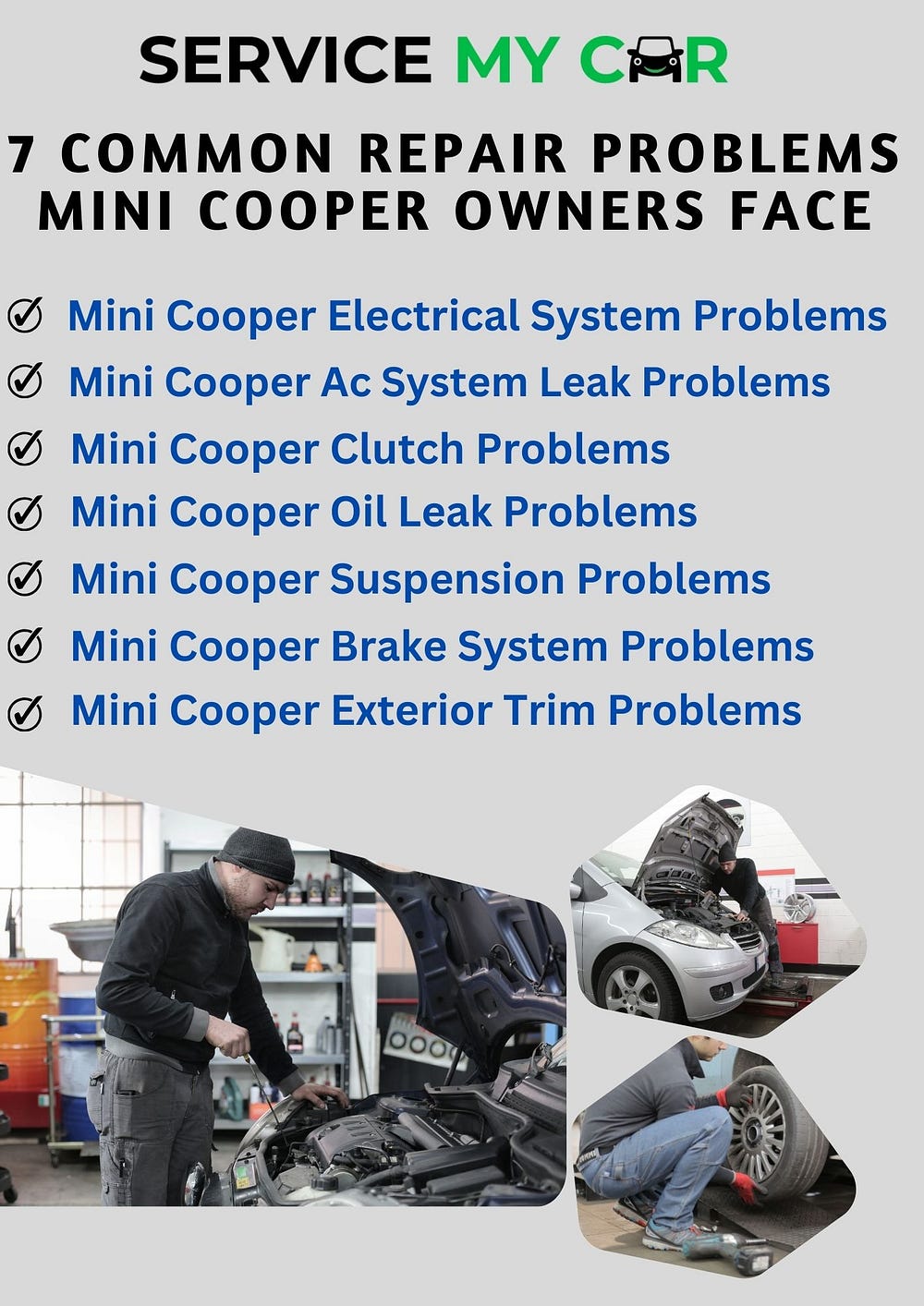 7 Common Repair Problems Mini Cooper Owners Face