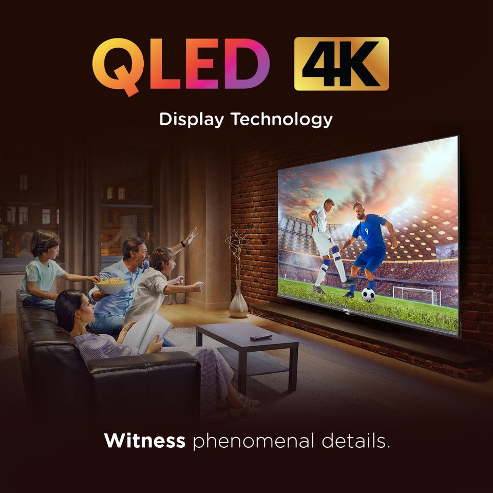 55 inches smart TV