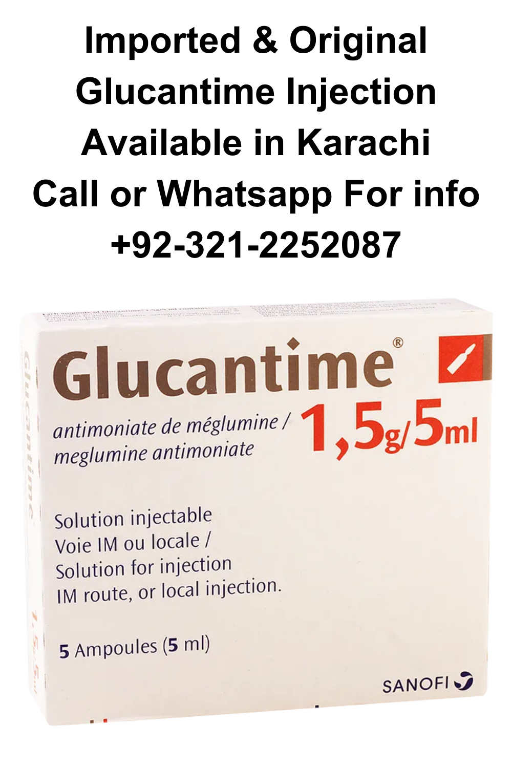 Glucantime Injection Price