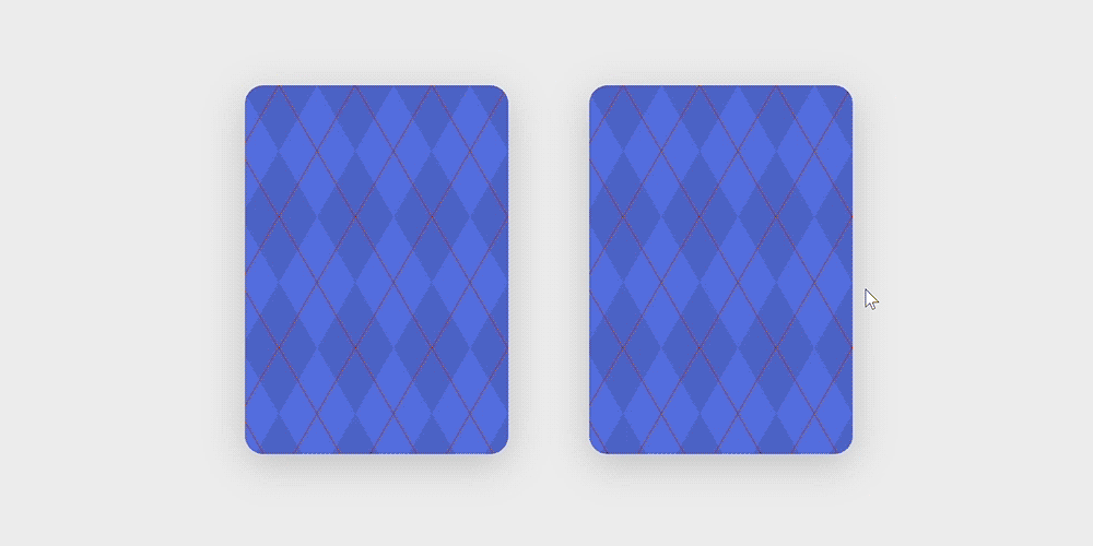 Random cards made with pure CSS