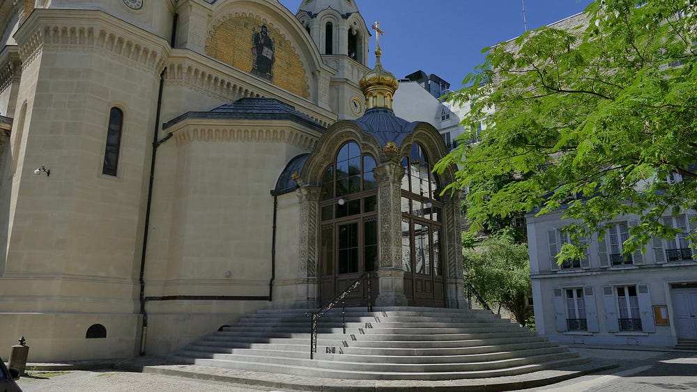 Entrée de la cathédrale