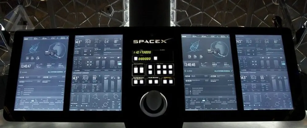 Panel de Control SpaceX Chronium V8