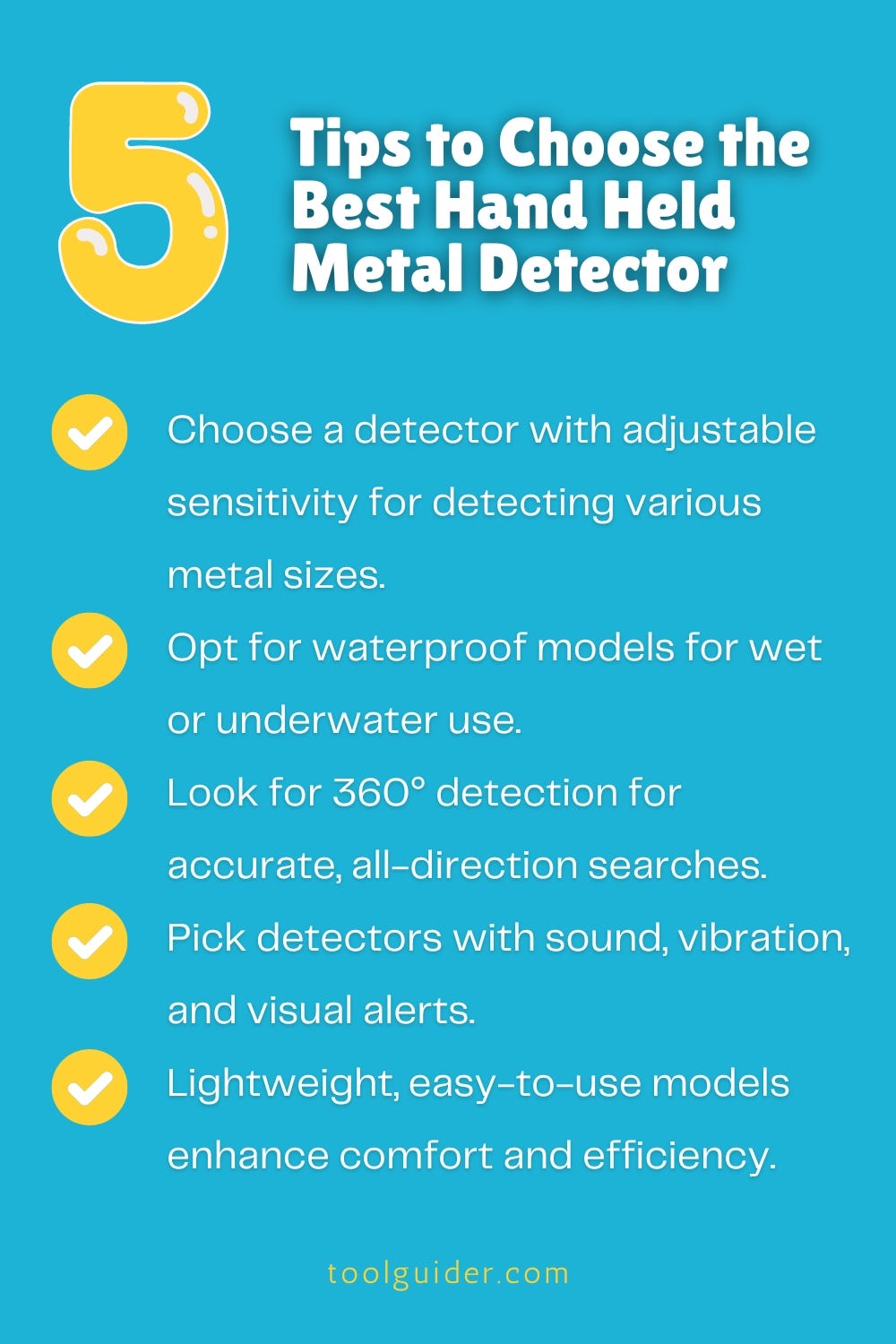 5 tips to choose best hand held metal detector