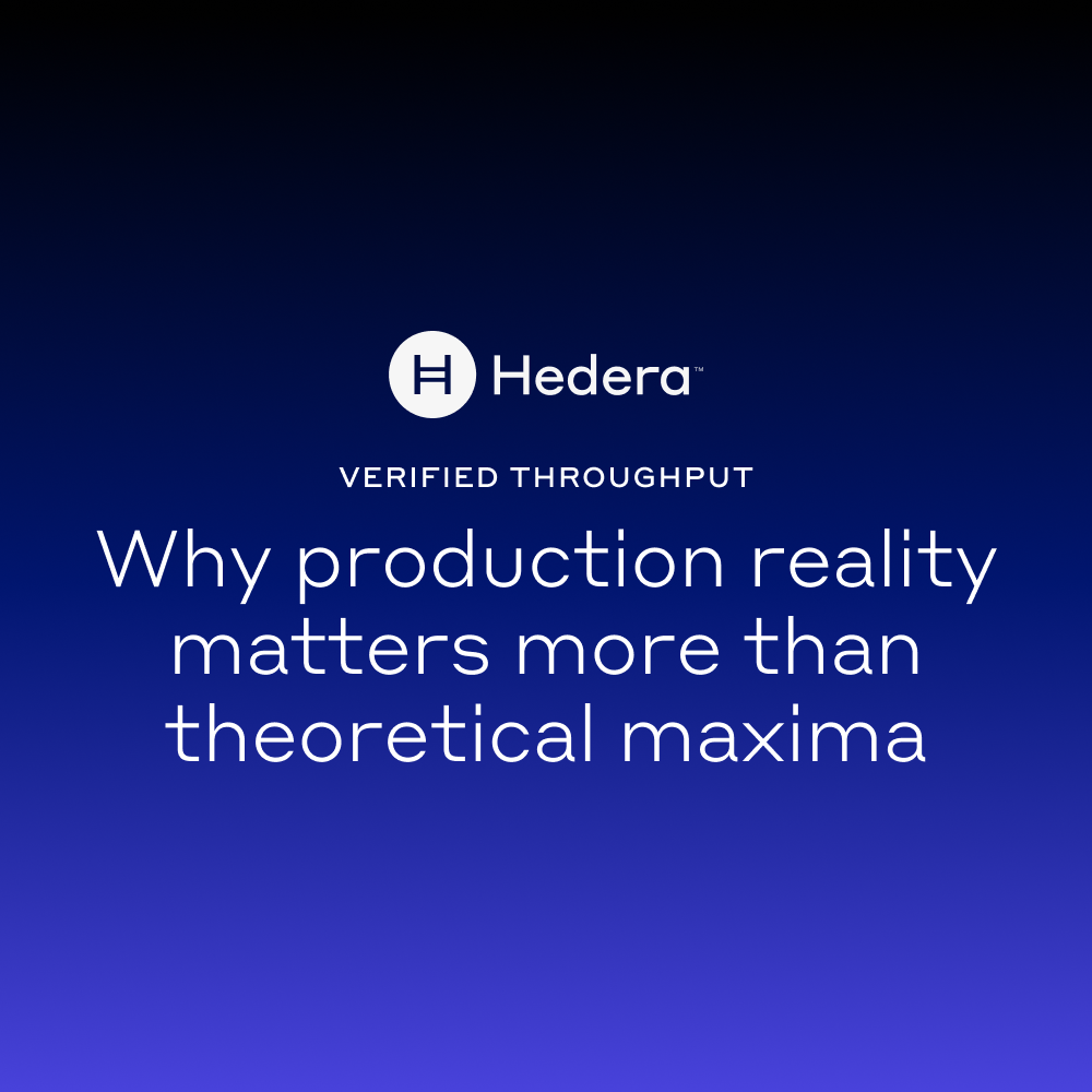 Verified Throughput: Why Production Reality Matters More Than Theoretical Maxima