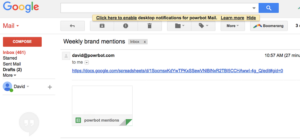 Google Message