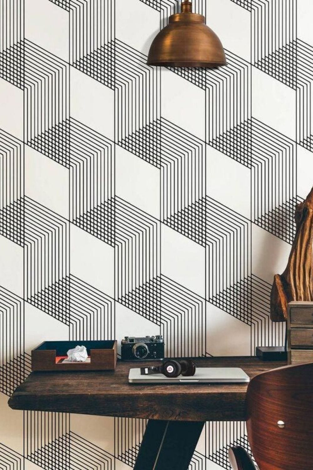 Geometric wallpapers- Home decor