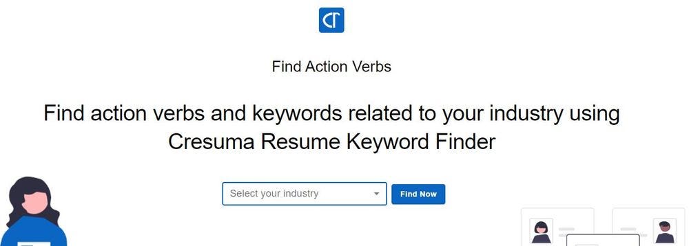 Resume keyword finder by cresuma (Resume action verbs)