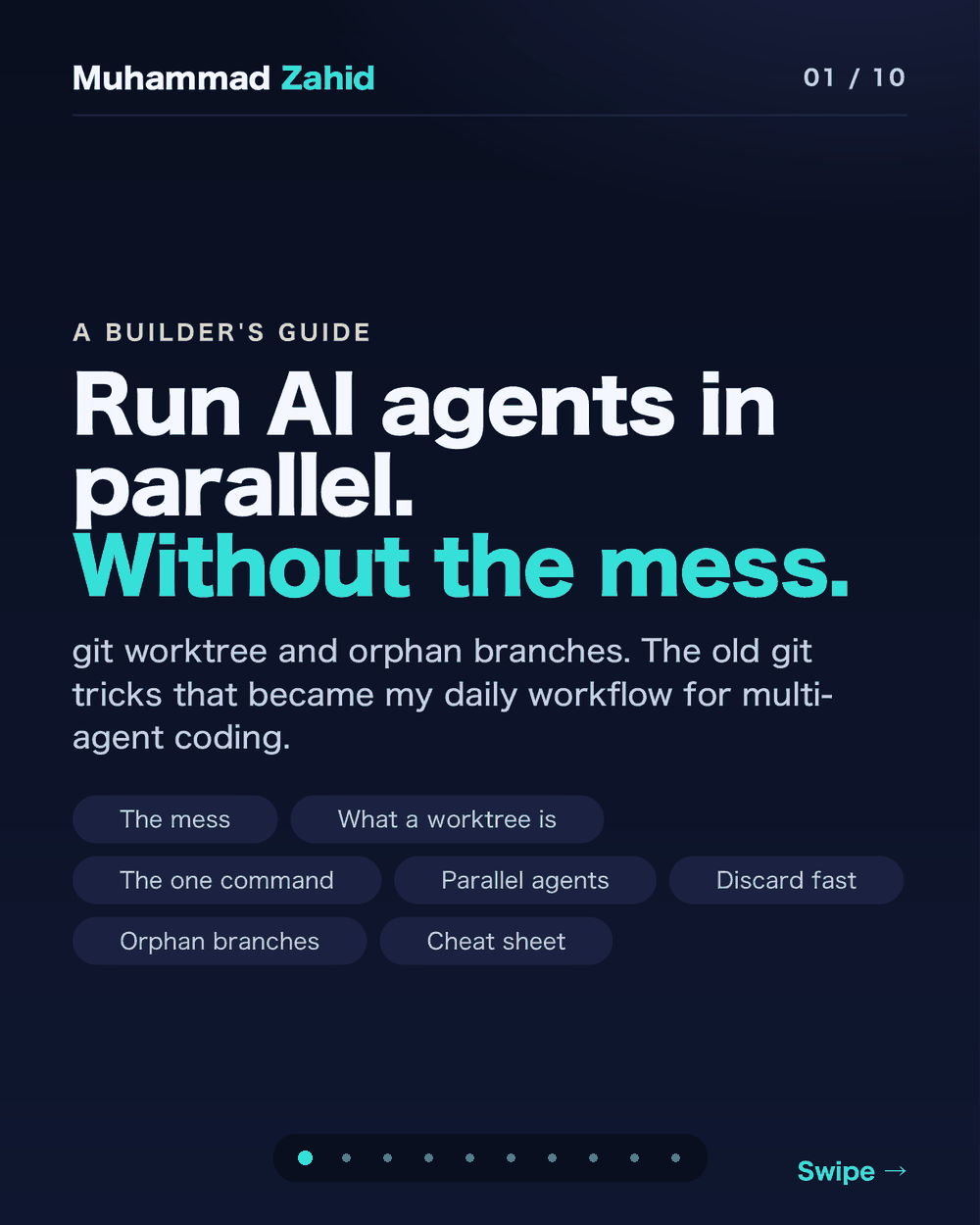 Git worktree for AI agents