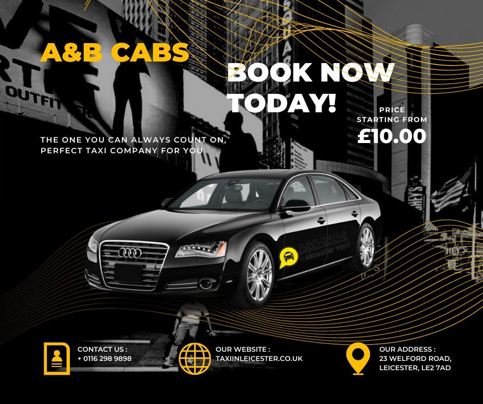 Book Taxi Online Leicester with A&B CABS: Your Gateway to Effortless Travel