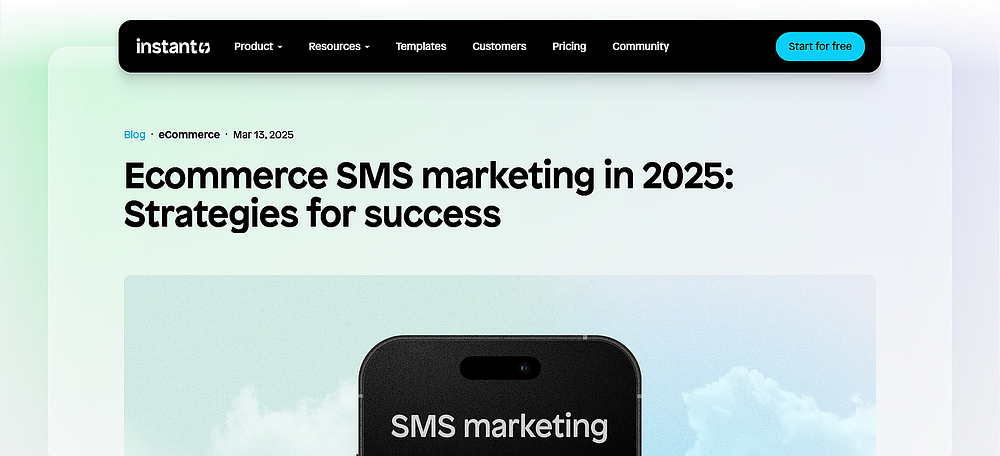 Ecommerce SMS Strategies