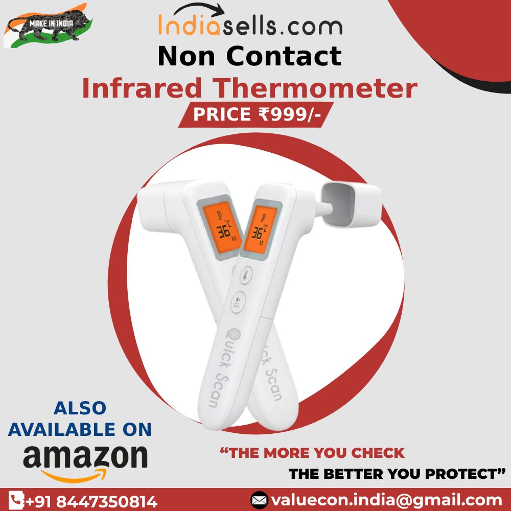 Non-Contact Digital Infrared Forehead Thermometer