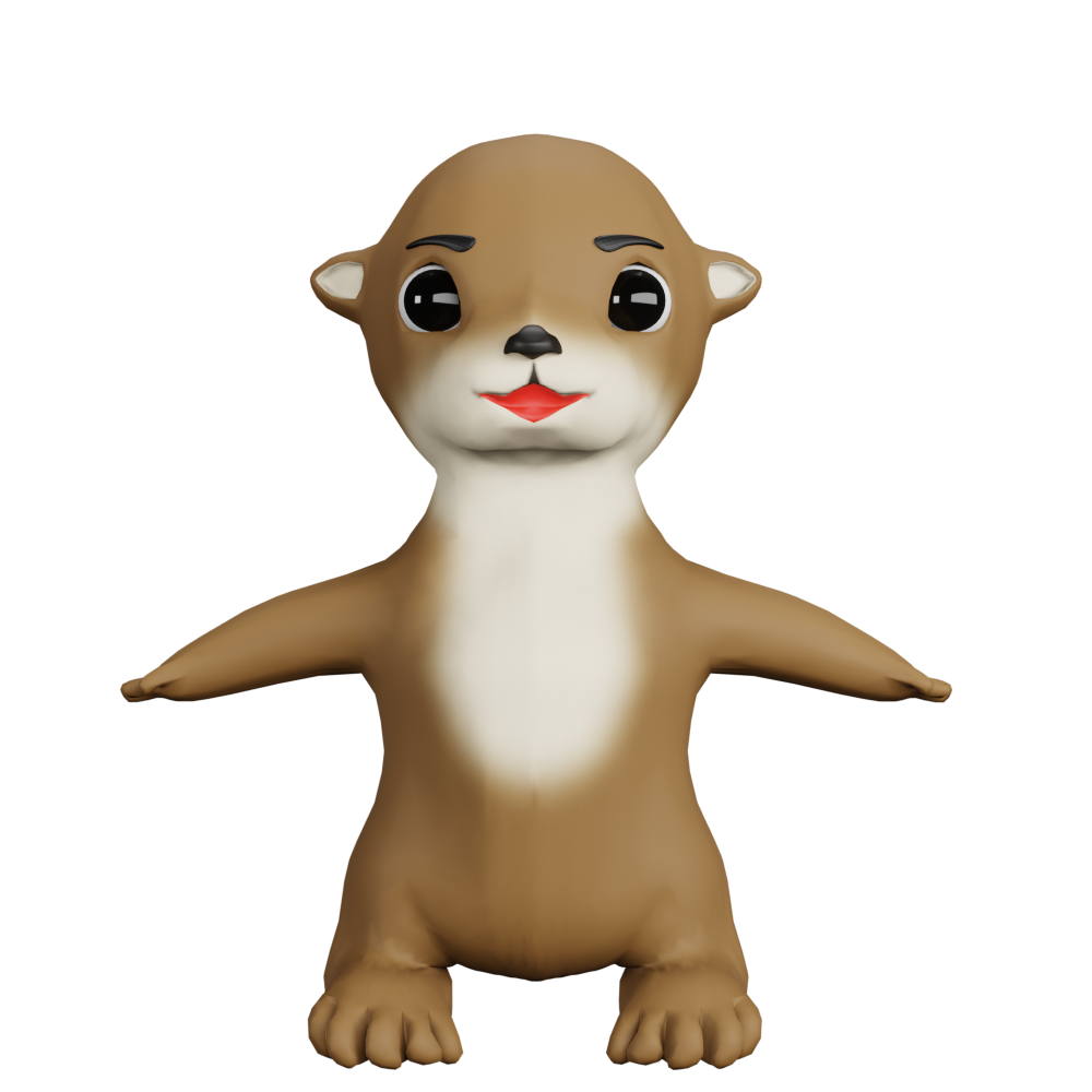 Mindtrix | Otter NFT 3D Model