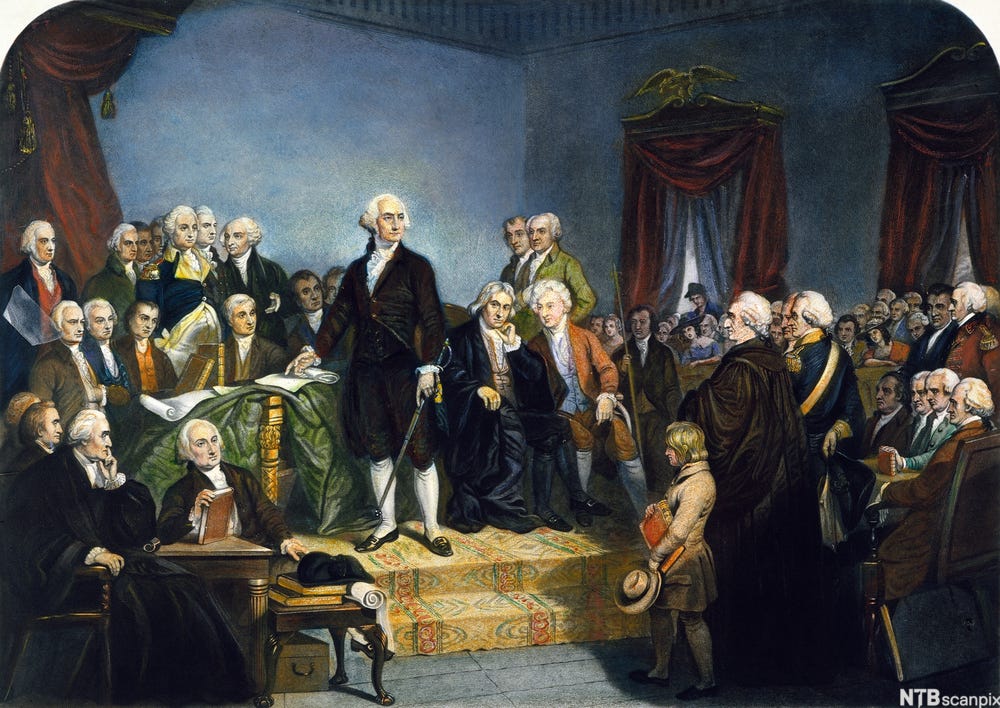 George Washington: Inaugeration | The Granger Collection