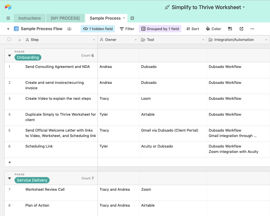 Framework - Streamline Workflow