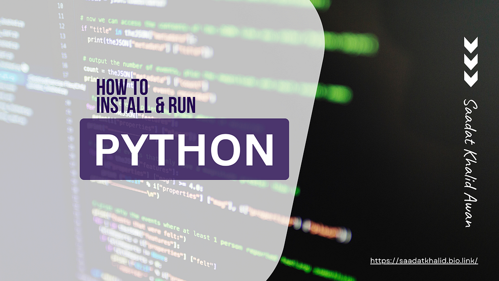 A small guide on how to install and run Python on a PC