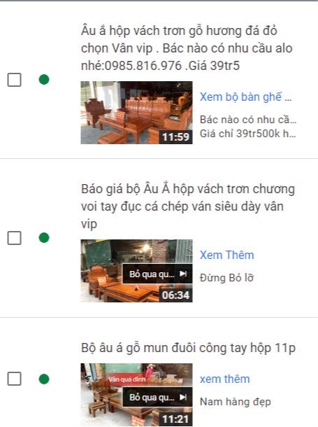 How can furniture companies high ticket sales via YouTube videos
