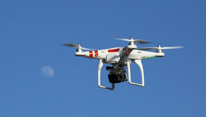 Drones are increasingly using glass and carbon fiber materials