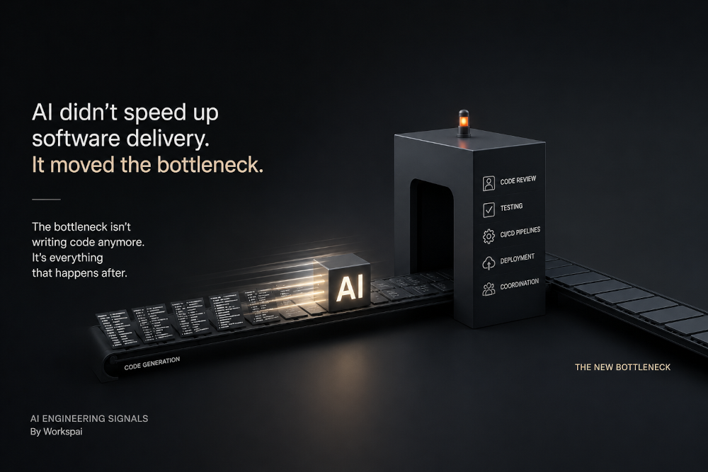 AI didn’t speed up software delivery. It moved the bottleneck.