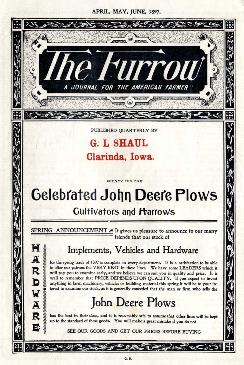 John Deere “The Furrow”