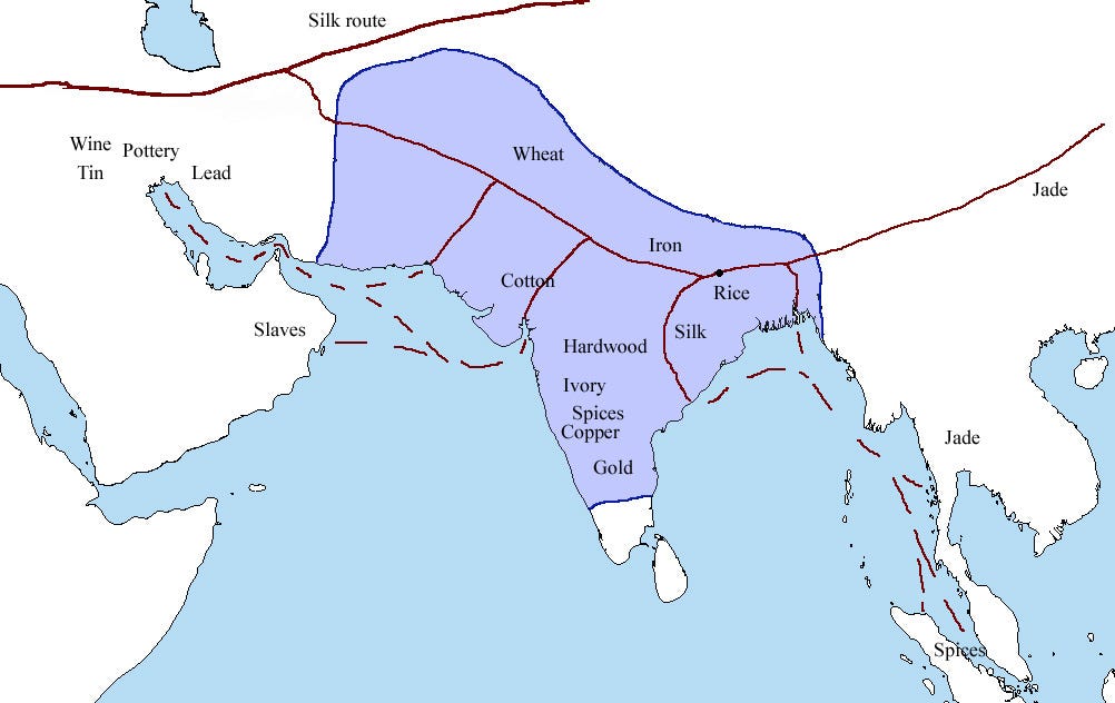 Mauryan Empire Trade Route