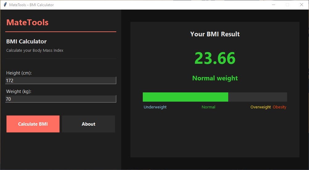 Build a Modern BMI Calculator GUI in Python with Tkinter