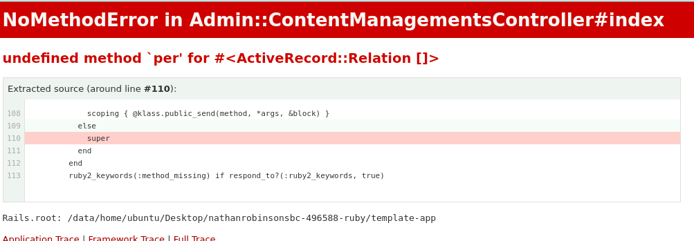 undefined method `per’ for #<ActiveRecord::Relation []>