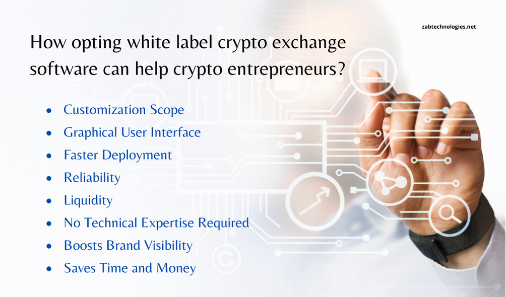 benefits of white label crypto exchange software