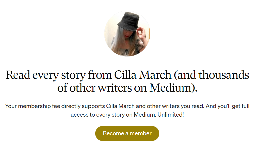 Referral link image to sign up as a Medium member for unlimited access to all Medium stories.