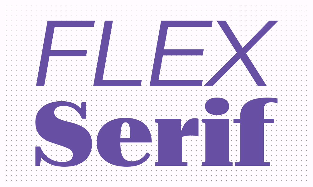 A visual example of Roboto Flex and Roboto Serif fonts; Source: Material Design 3