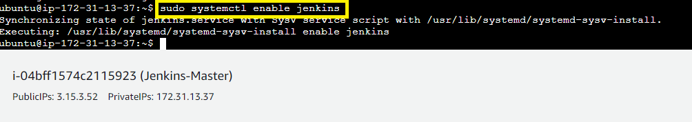 Enable Jenkins