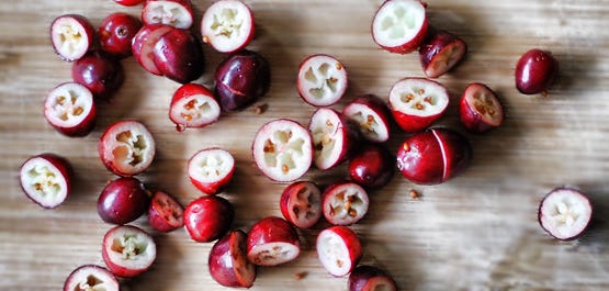 Chopped Cranberries