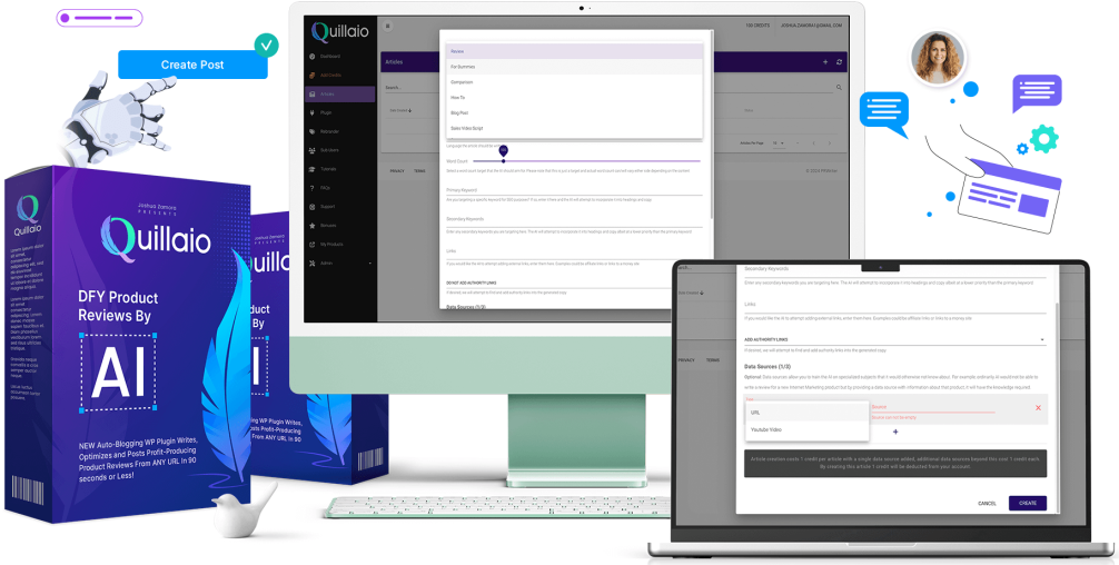 Quillaio Review — Create & Post Unique Product Reviews in Any Niches